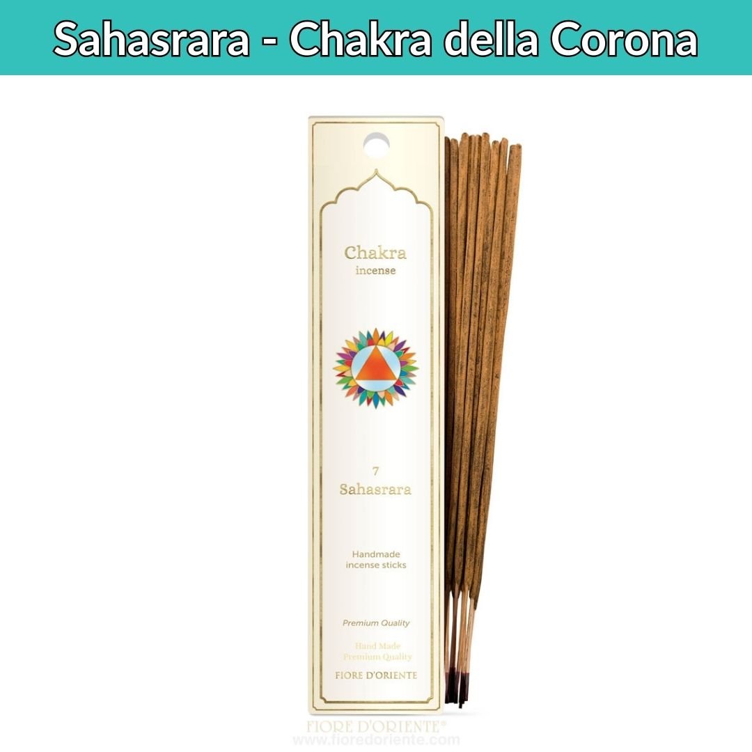 Incenso Naturale settimo chakra Sahasrara 20 stick (40g) - Zen Home