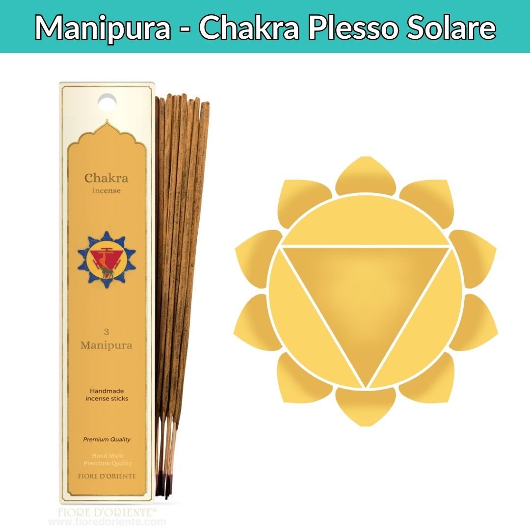 Incenso Naturale terzo chakra Manipura 20 stick (40g) - Zen Home