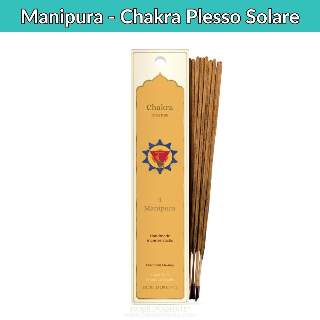 Incenso Naturale terzo chakra Manipura 20 stick (40g) - Zen Home