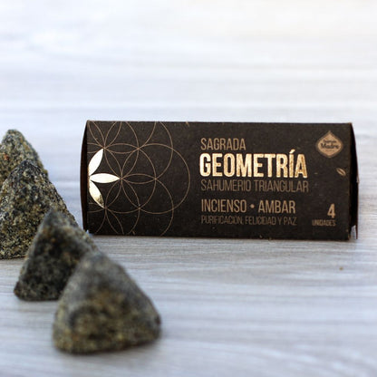 Incenso piramide triangolare Ambra - Sagrada Madre – 4pz - Zen Home
