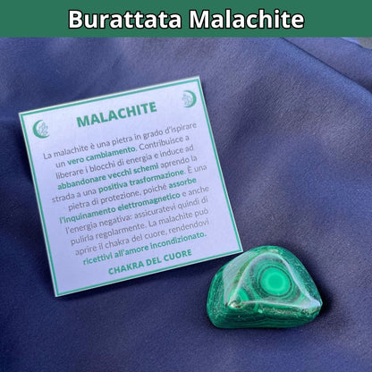 Malachite - Pietra naturale burattata (40 - 60g) - Zen Home