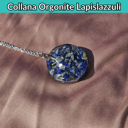 Orgonite con pietra naturale di Lapislazzuli e Metatron - Zen Home