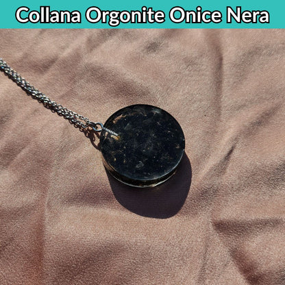 Orgonite con pietra naturale di Onice Nera e Metatron - Zen Home