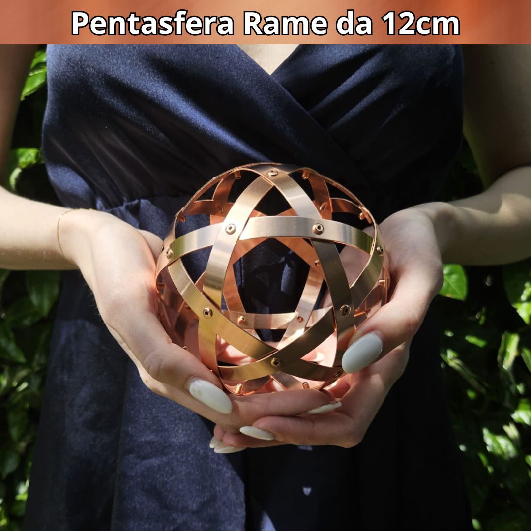 Pentasfera in rame e alluminio misura 12 cm 16cm e 24cm - Zen Home