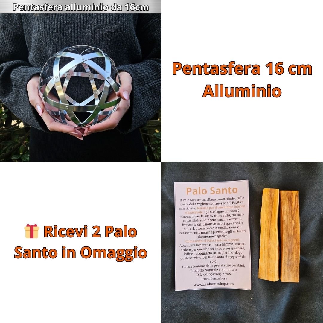 Pentasfera in rame e alluminio misura 12 cm 16cm e 24cm - Zen Home