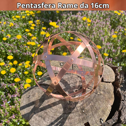 Pentasfera in rame e alluminio misura 16cm e 24cm - Zen Home