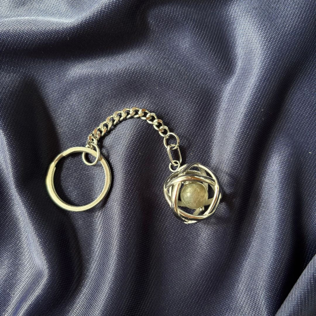 Portachiavi Genesa con pietra Labradorite - Zen Home