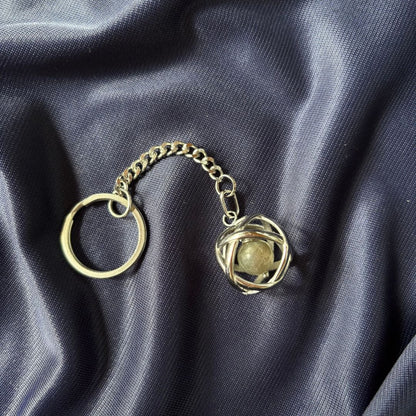 Portachiavi Genesa con pietra Labradorite - Zen Home