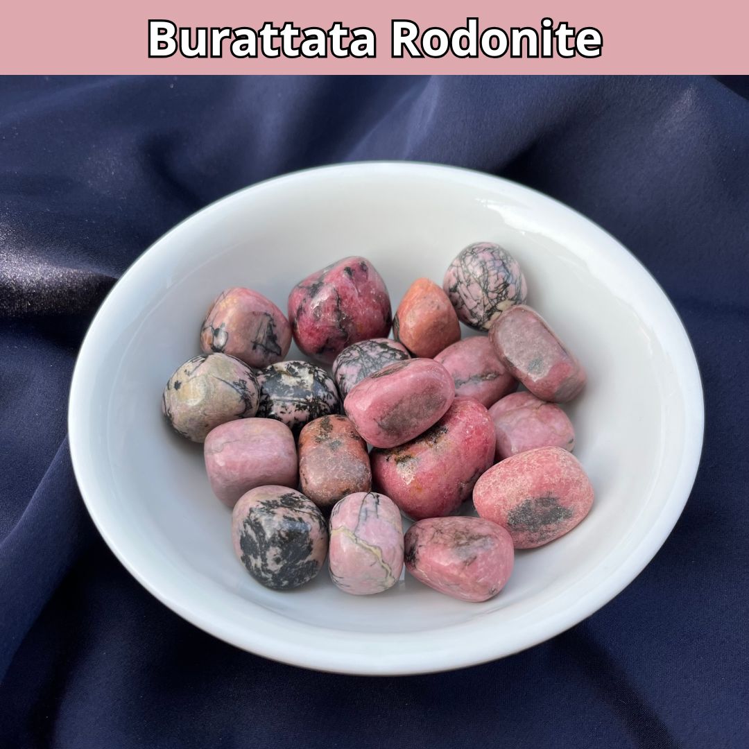 RODONITE - Pietra naturale burattata - Zen Home
