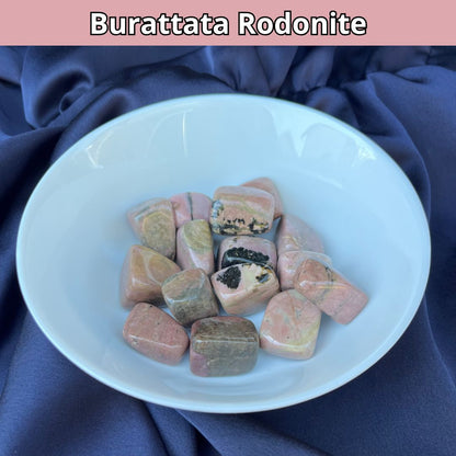 RODONITE - Pietra naturale burattata - Zen Home