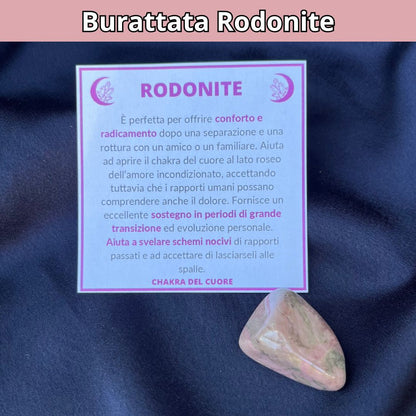 RODONITE - Pietra naturale burattata - Zen Home