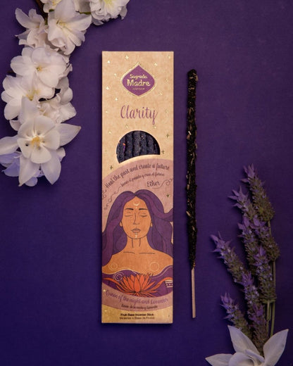 Sagrada Madre Linea 5 Elementi Incenso in bastoncini - Etere - Chiarezza - 6 pz - Zen Home