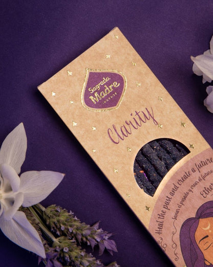 Sagrada Madre Linea 5 Elementi Incenso in bastoncini - Etere - Chiarezza - 6 pz - Zen Home