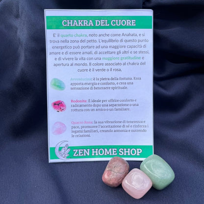 Set burattate Chakra del Cuore - Zen Home