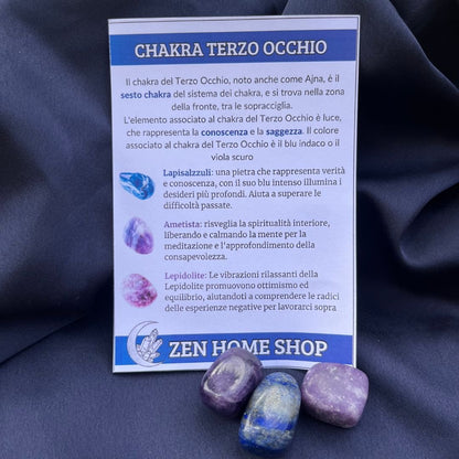 Set burattate Chakra del Terzo Occhio - Zen Home