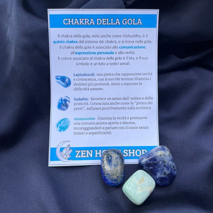 Set burattate Chakra della Gola - Zen Home