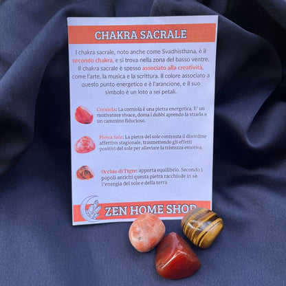 Set burattate Chakra Sacrale - Zen Home