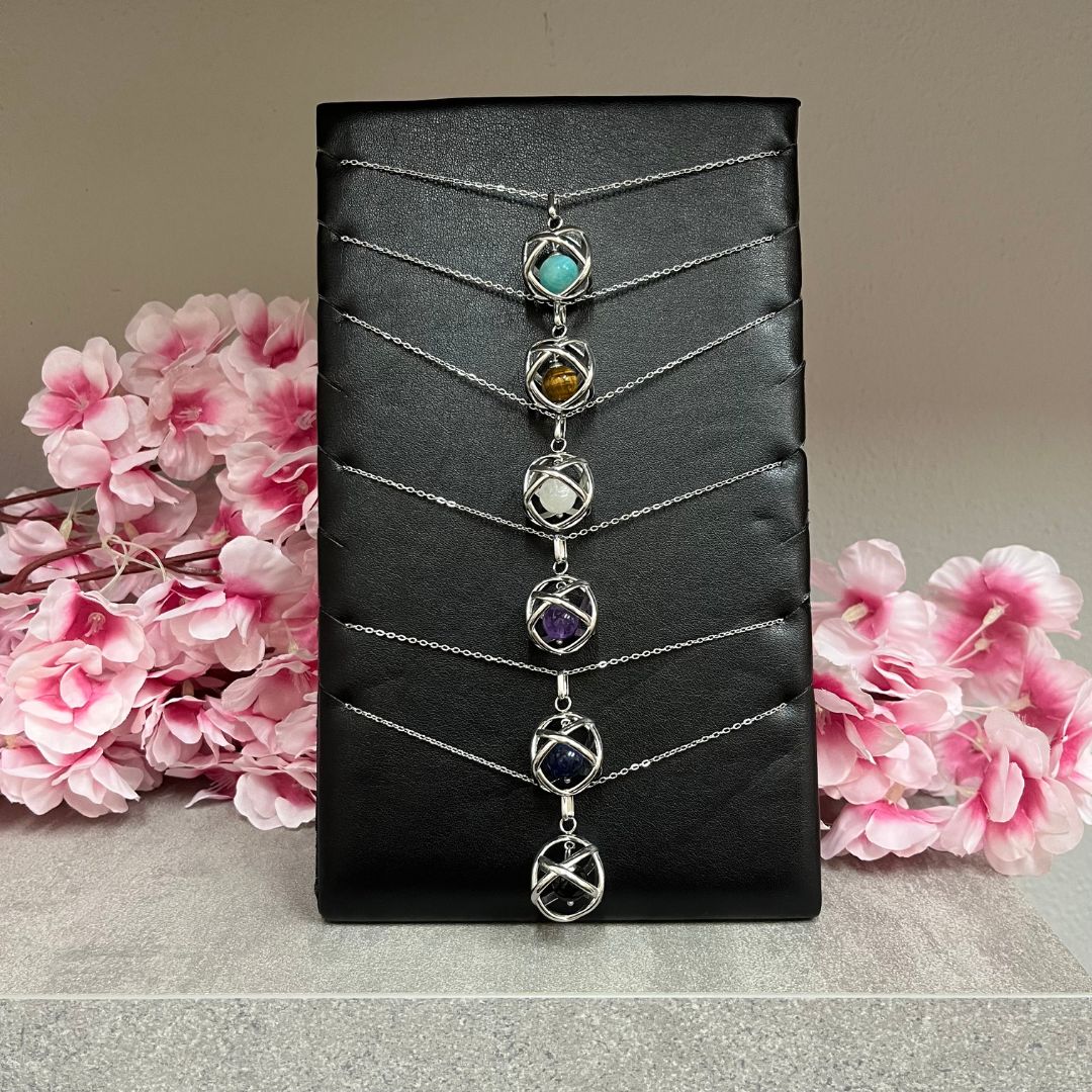 Set collane genesa con pietra naturale - Zen Home