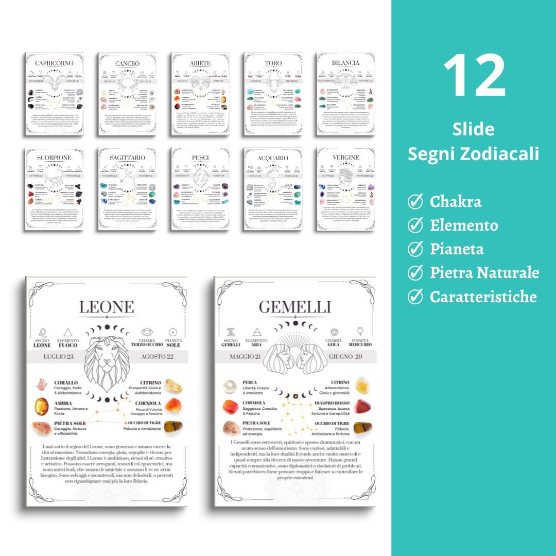 Set di libri sulla Cristalloterapia e la ricarica delle pietre - Zen Home