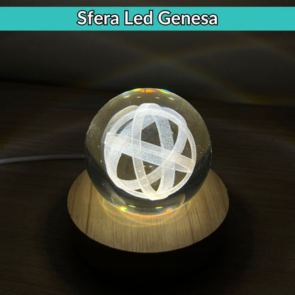 Sfere in vetro con base led inclusa - Zen Home