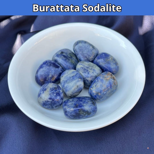 SODALITE - Pietra naturale burattata - Zen Home