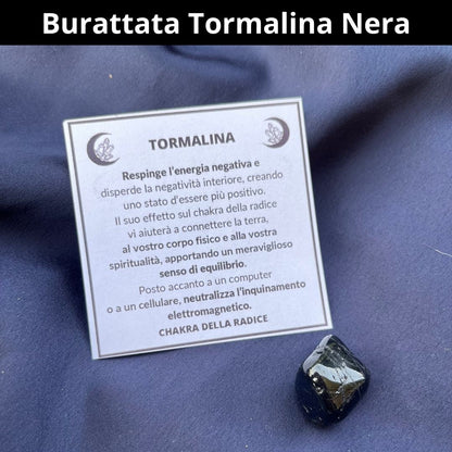 TORMALINA - Pietra naturale burattata - Zen Home