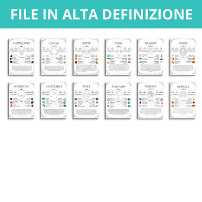 12 slide PDF guida ai segni zodiacali - Zen Home