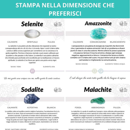 400 carte di cristallo digitale, carte di significato e proprietà di pietre preziose - Zen Home
