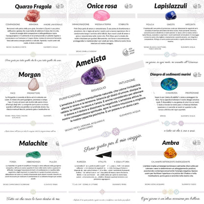 400 carte di cristallo digitale, carte di significato e proprietà di pietre preziose - Zen Home