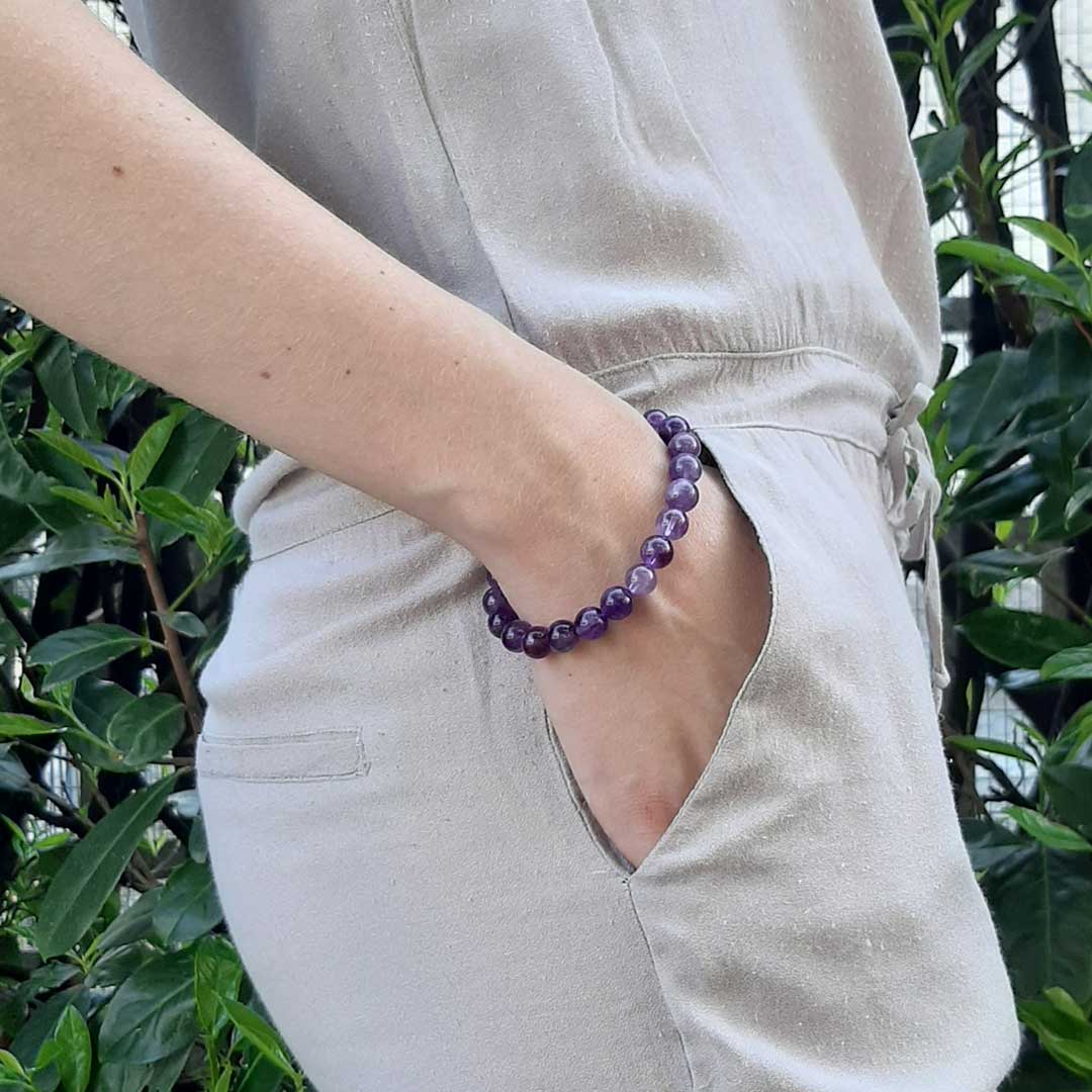 Bracciale ametista da donna