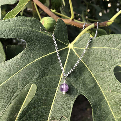 AMETISTA - Collana regolabile in acciaio inossidabile free nickel - Zen Home