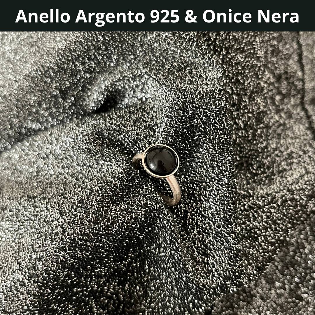 Anello Regolabile in Argento 925 con Pietra Naturale - Zen Home (17183116)