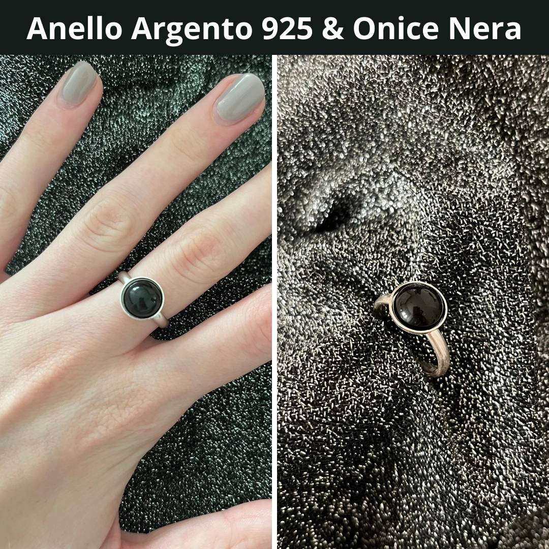 Anello Regolabile in Argento 925 con Pietra Naturale - Zen Home (17183122)