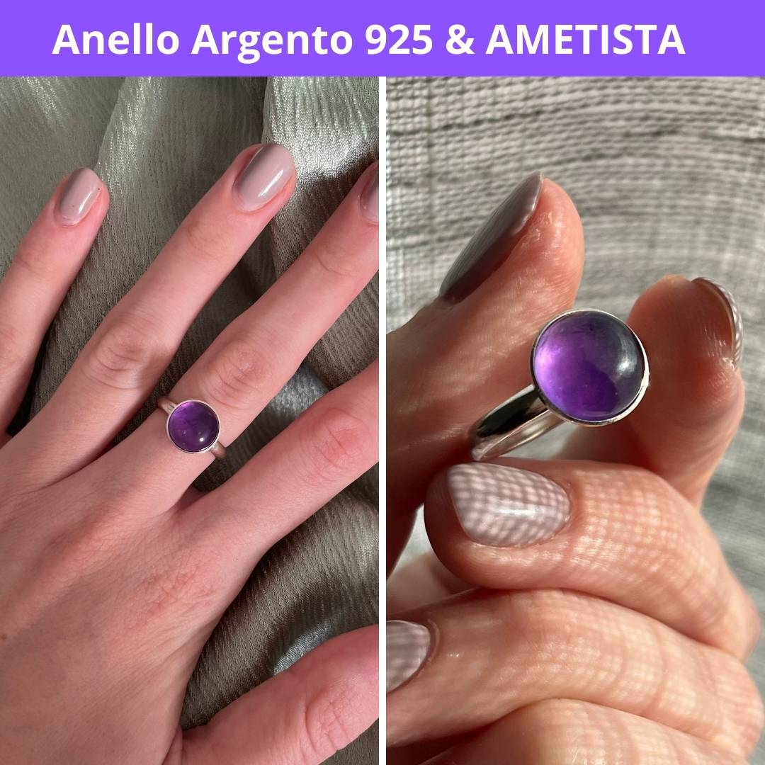 Anello Regolabile in Argento 925 con Pietra Naturale - Zen Home (17183118)