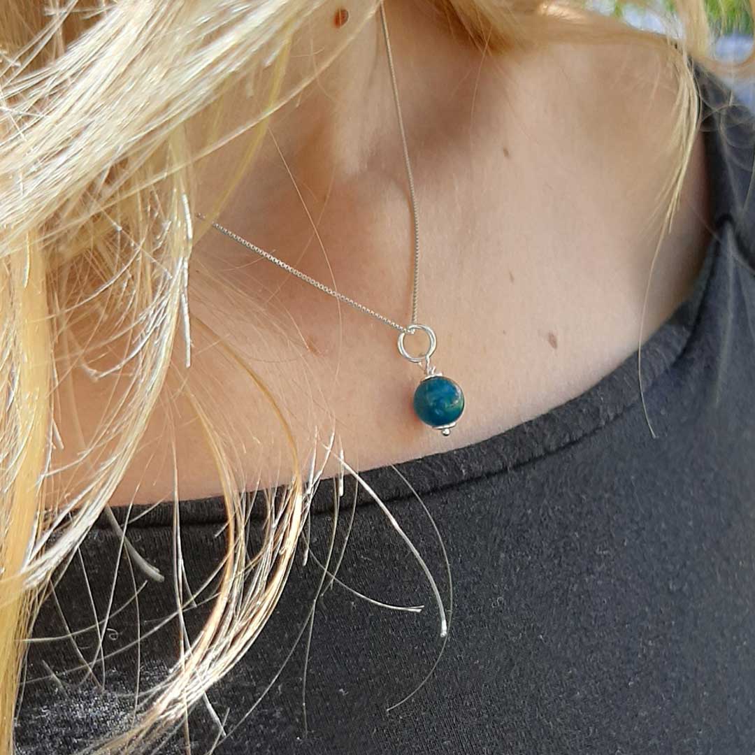 APATITE - Collana in Argento 925 - Zen Home