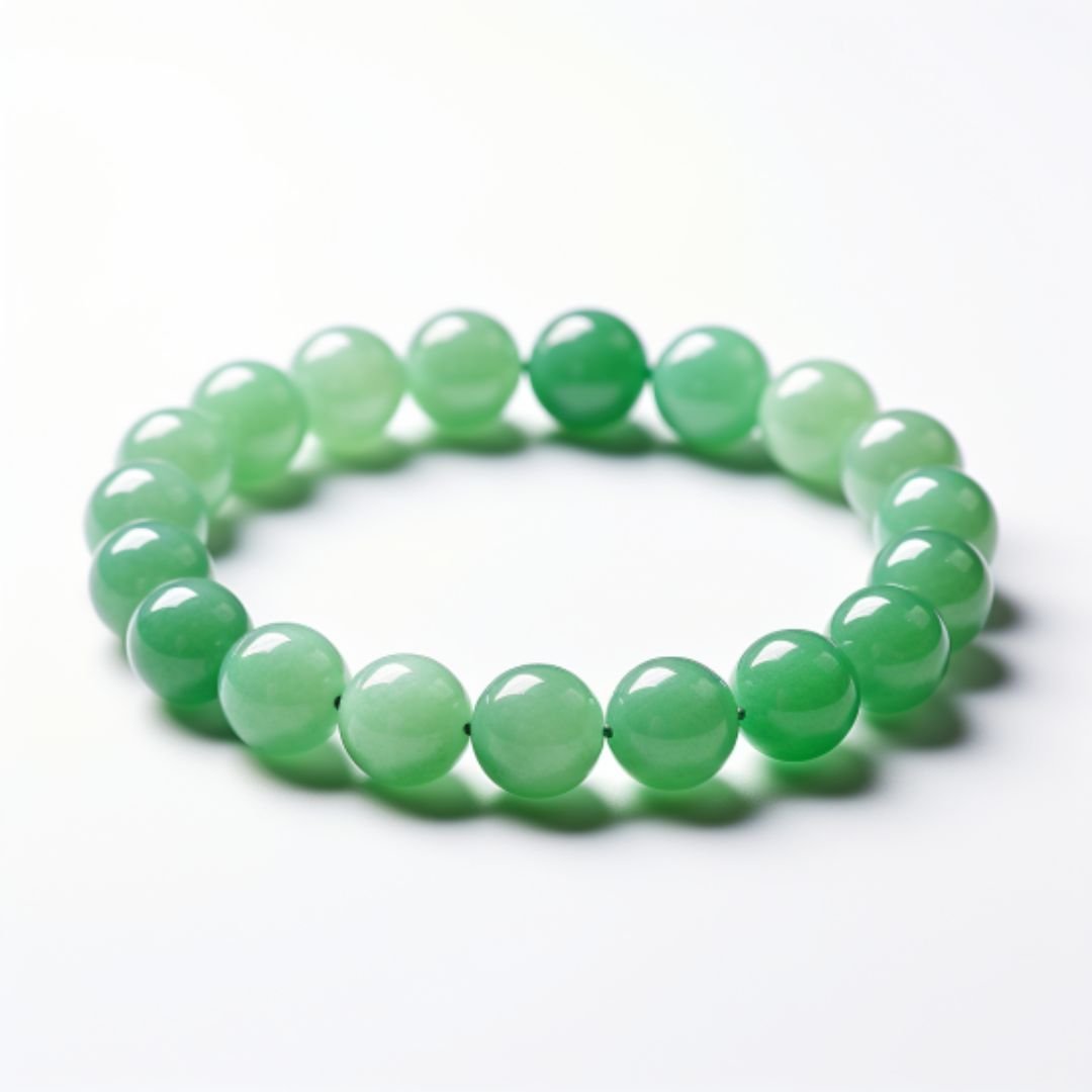 Bracciale Avventurina Verde con pietre naturali da 8 mm - Zen Home