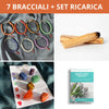 Bracciale in pietra naturale con cornetto rosso portafortuna - Zen Home