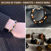 Bracciale Regolabile Tripla Energia Naturale in acciaio inossidabile - Zen Home