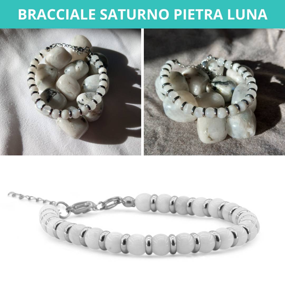 Bracciale Saturno in pietra naturale - Zen Home