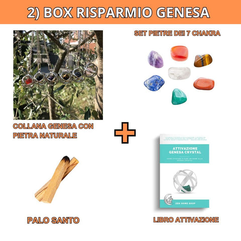 Ciondolo Genesa Con Pietra Naturale - Zen Home