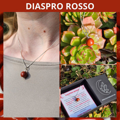 Collana Argento 925 con perla in pietra naturale da 10mm - Zen Home
