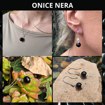 Collana Argento 925 con perla in pietra naturale da 10mm - Zen Home
