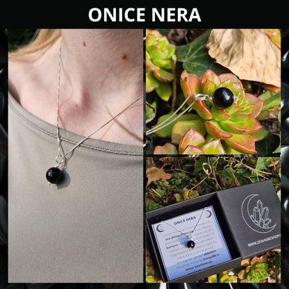 Collana Argento 925 con perla in pietra naturale da 10mm - Zen Home