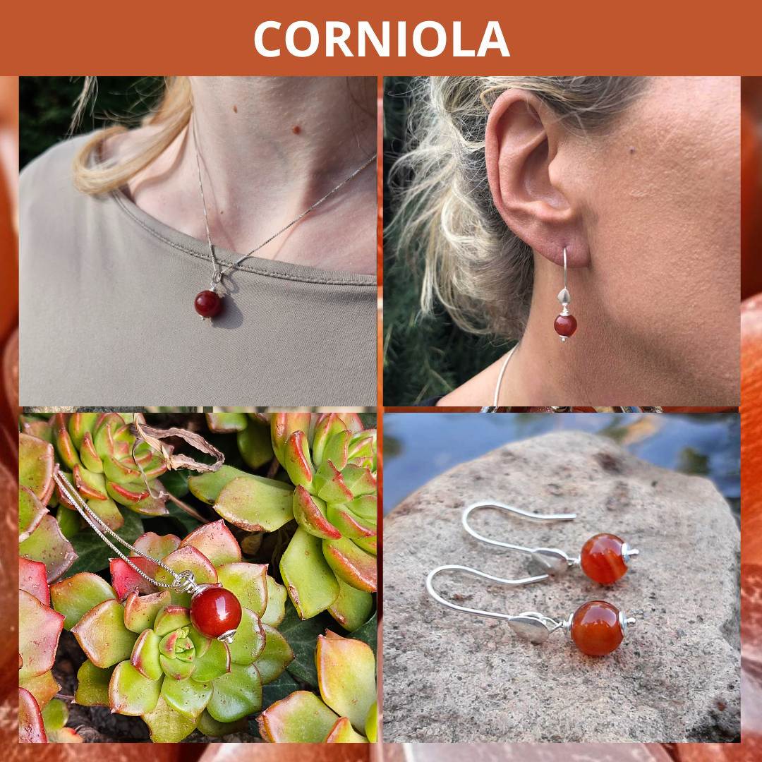 Collana Argento 925 con perla in pietra naturale da 10mm - Zen Home