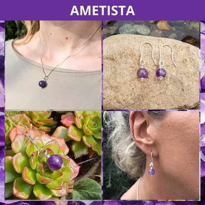 Collana Argento 925 con perla in pietra naturale da 10mm - Zen Home