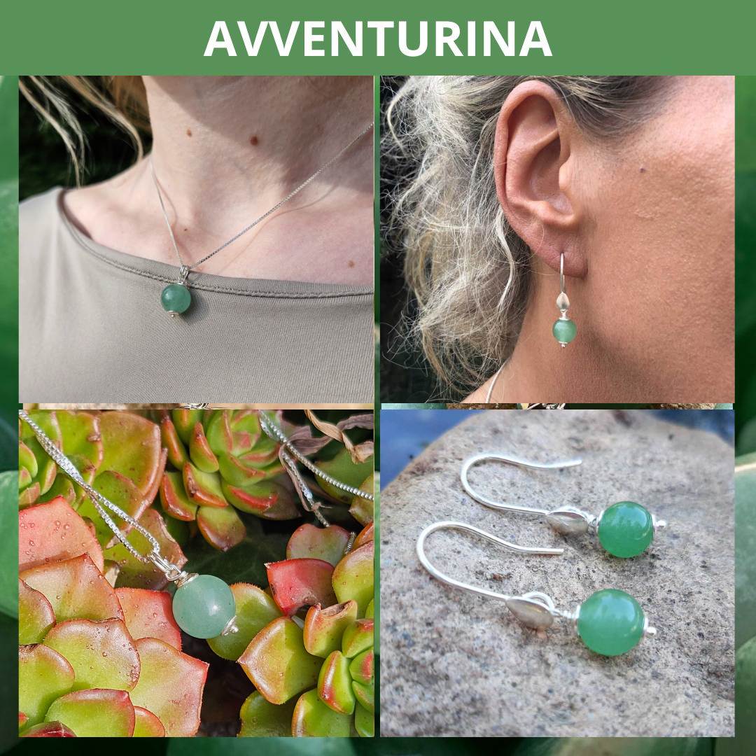 Collana Argento 925 con perla in pietra naturale da 10mm - Zen Home