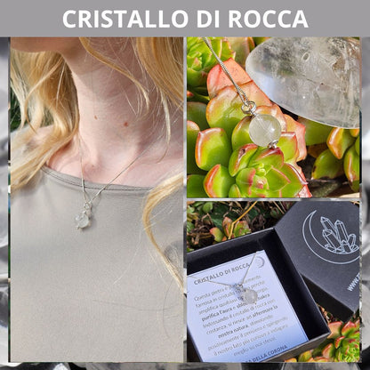 Collana Argento 925 con perla in pietra naturale da 10mm - Zen Home