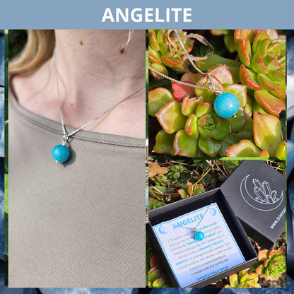 Collana Argento 925 con perla in pietra naturale da 10mm - Zen Home