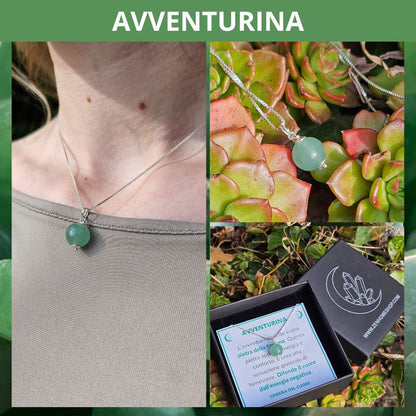 Collana Argento 925 con perla in pietra naturale da 10mm - Zen Home
