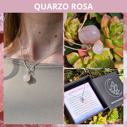 Collana Argento 925 con perla in pietra naturale da 10mm - Zen Home